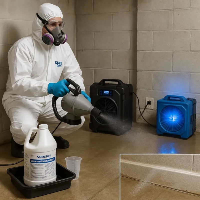 Sanitization and Odor Removal process in Charlottesville, VA